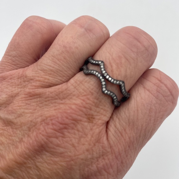 925 silver stackable Charmed Aroma rings size 9 - Picture 2 of 7